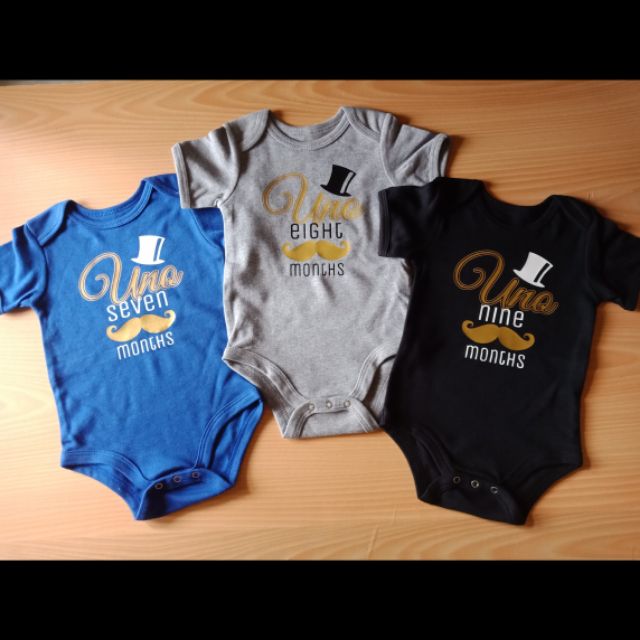 milestone onesies for boy