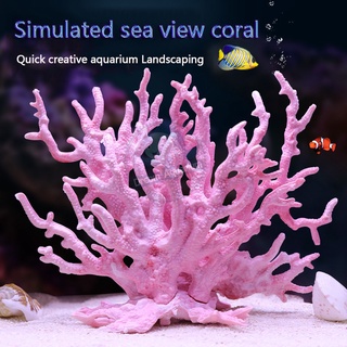 Big Aquarium Resin Coral Artificial Dector Fish Tank Non-toxic Landscape Underwater Decor