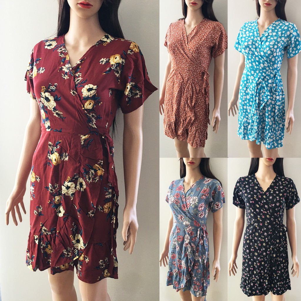 Shopee Wrap Dress Factory Sale, 52% OFF ...