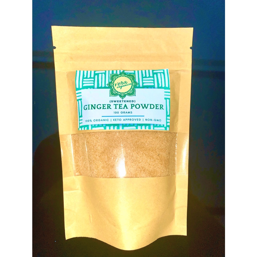 GINGER TEA POWDER SALABAT ORGANIC PREMIX SWEETENED KETO (100 grams