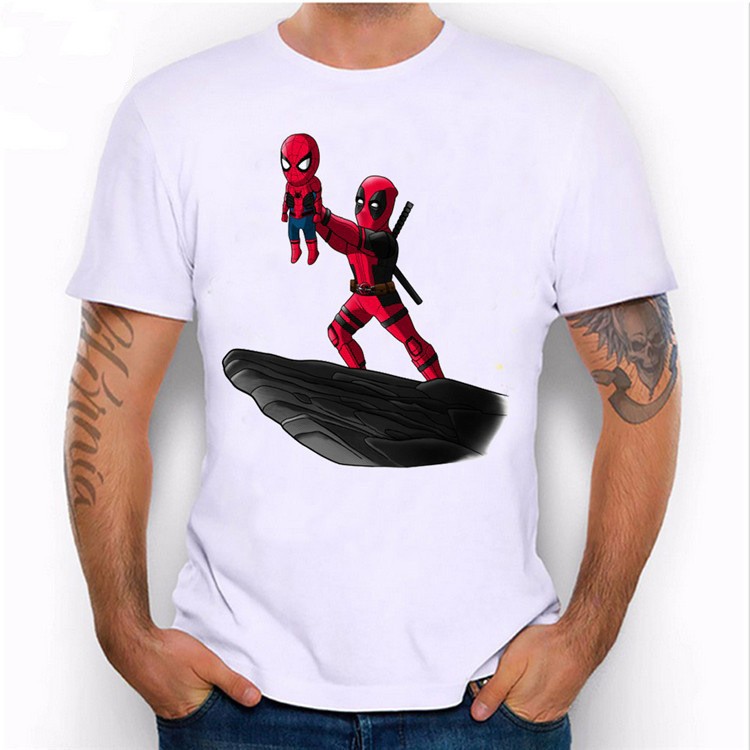 Deadpool Spiderman Funny Lion King T-Shirt X-Men Marvel Top for Men Boys  Gift | Shopee Philippines