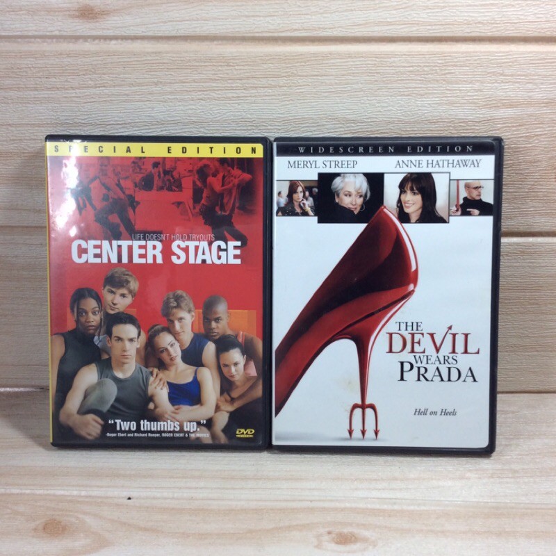 Original DVD MOVIE Center stage / The devil wears prada | Shopee Philippines