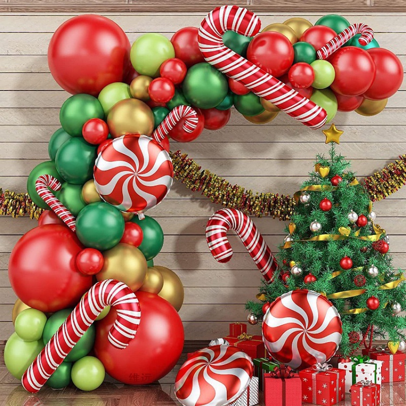 Christmas Balloon Set Christmas Decorative Balloon Arch Bridge ...