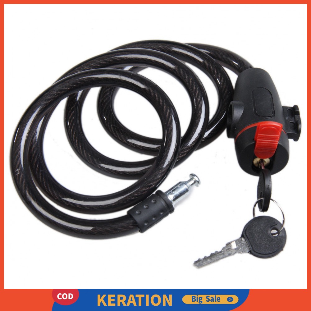 cable lock with key
