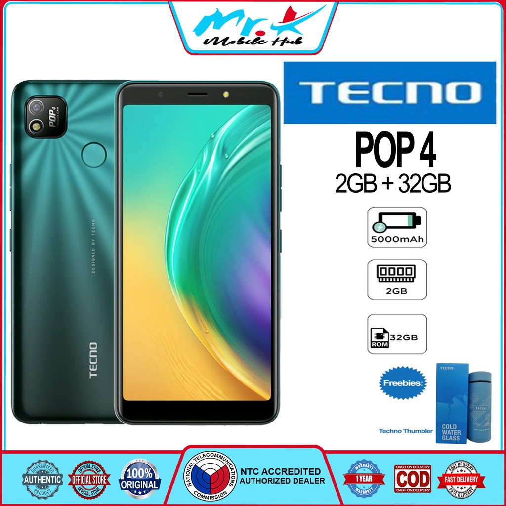 Tecno Pop 4 2gb 32gb Shopee Philippines