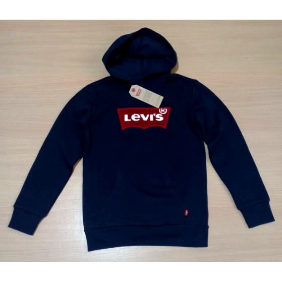 navy blue levis hoodie