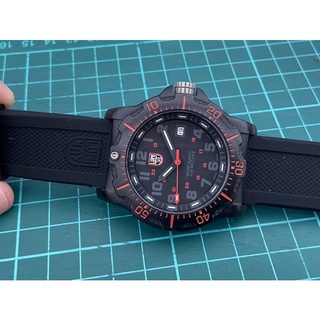 LUMINOX 8800 Black Red Used #2