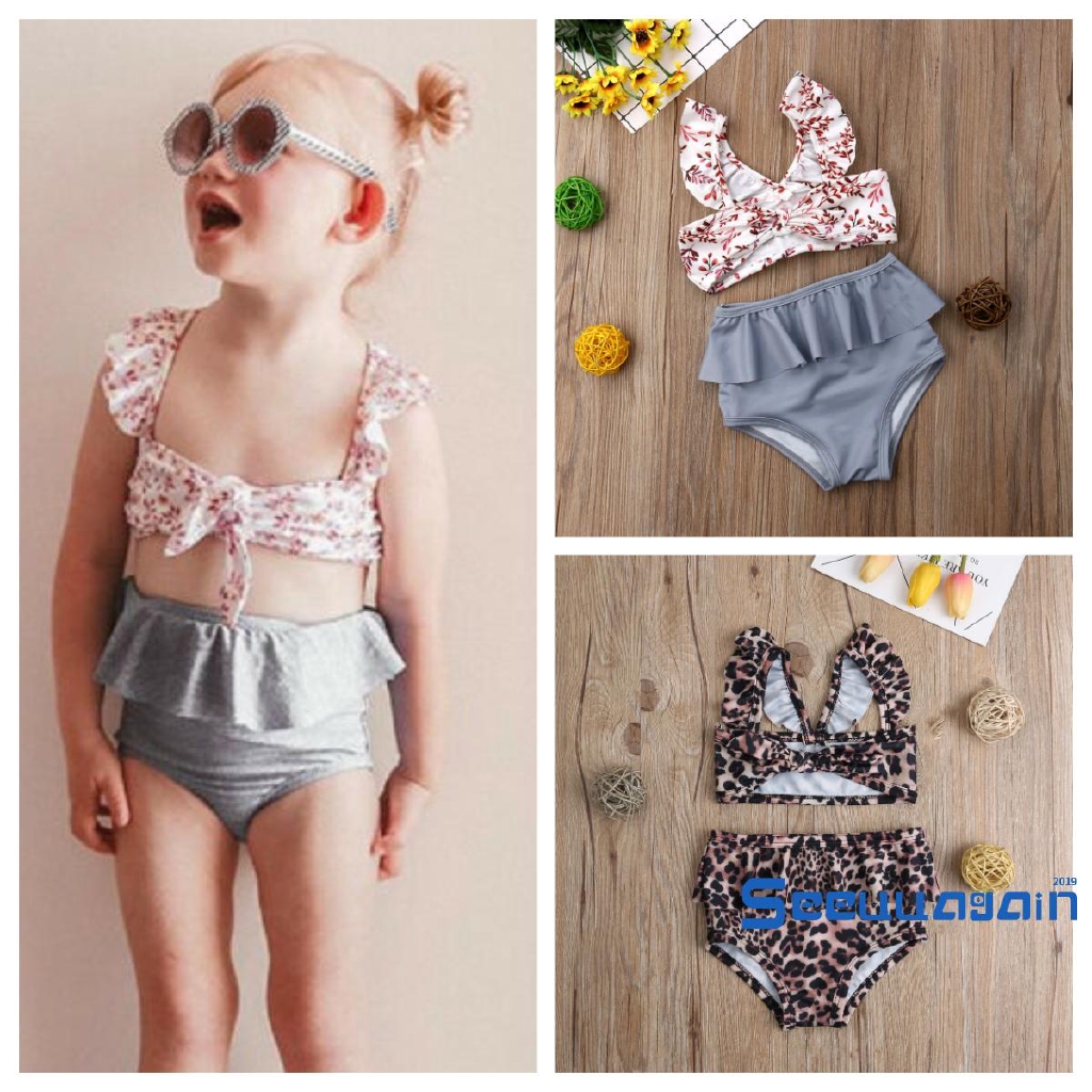 baby girl ruffle swimsuit