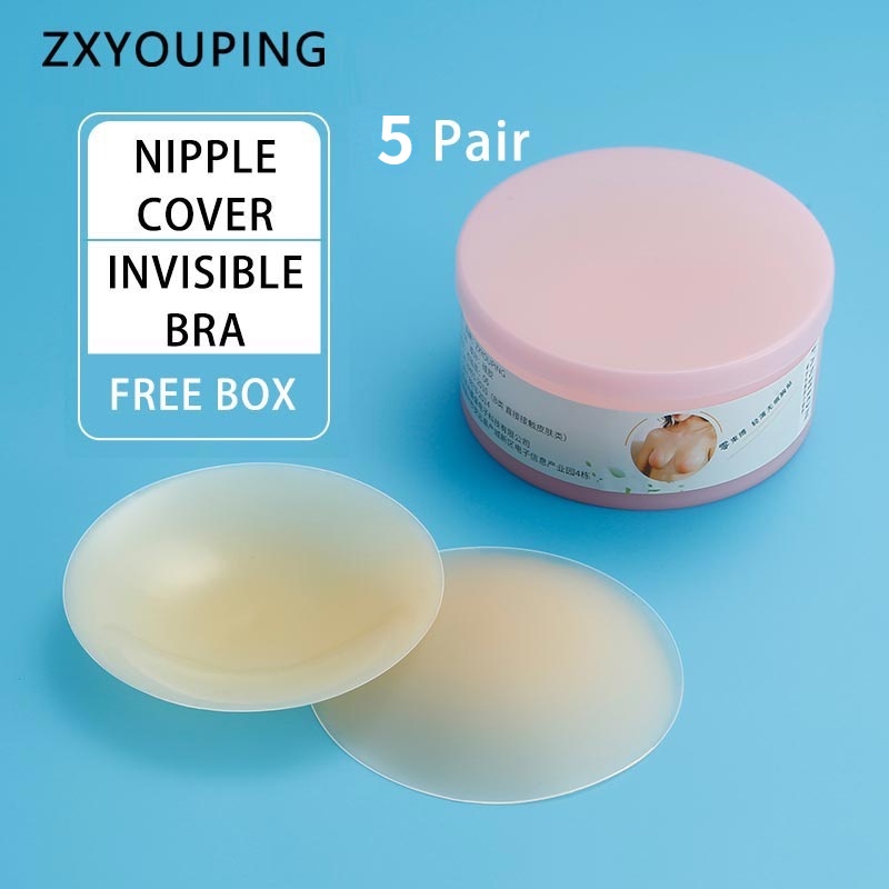1/5pair Nipple Pasties Nipple Covers Women Adhesive Disposable