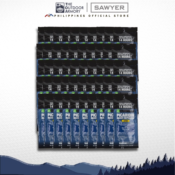 Sawyer Premium Mosquito Insect Repellent 20 Picaridin Lotion Packets