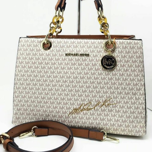 mk saffiano sling bag