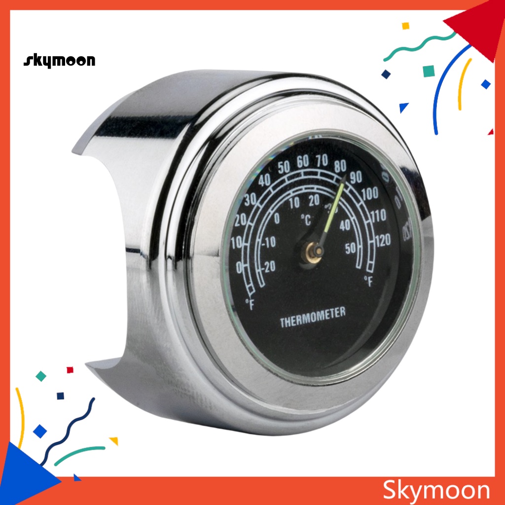 Skym* 1 Set Moto Handlebar Clock High Definition Handlebar Mount Clock