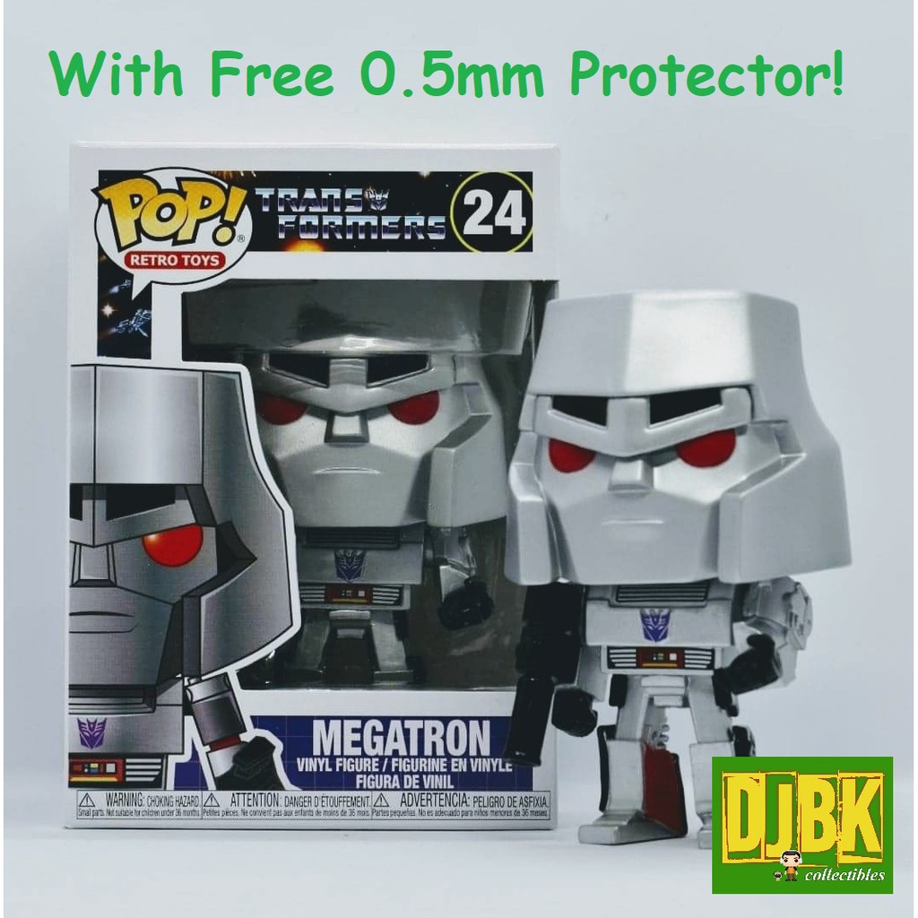 Funko Pop Transformers Megatron 24 w/ Free 0.5mm Protector! Shopee
