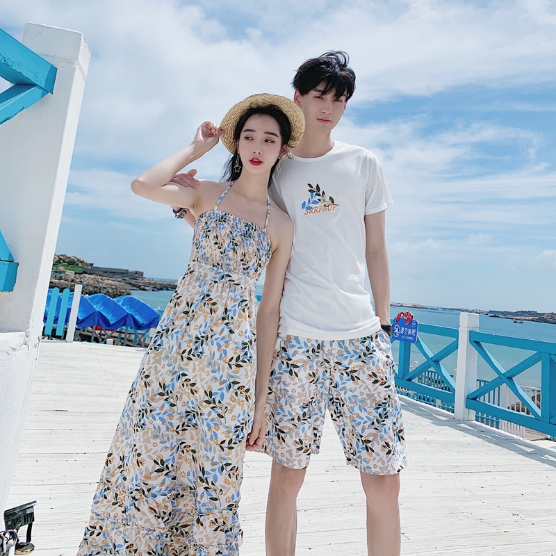 beach couple dress