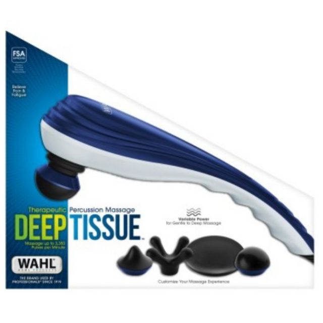 deep tissue percussion massager wahl