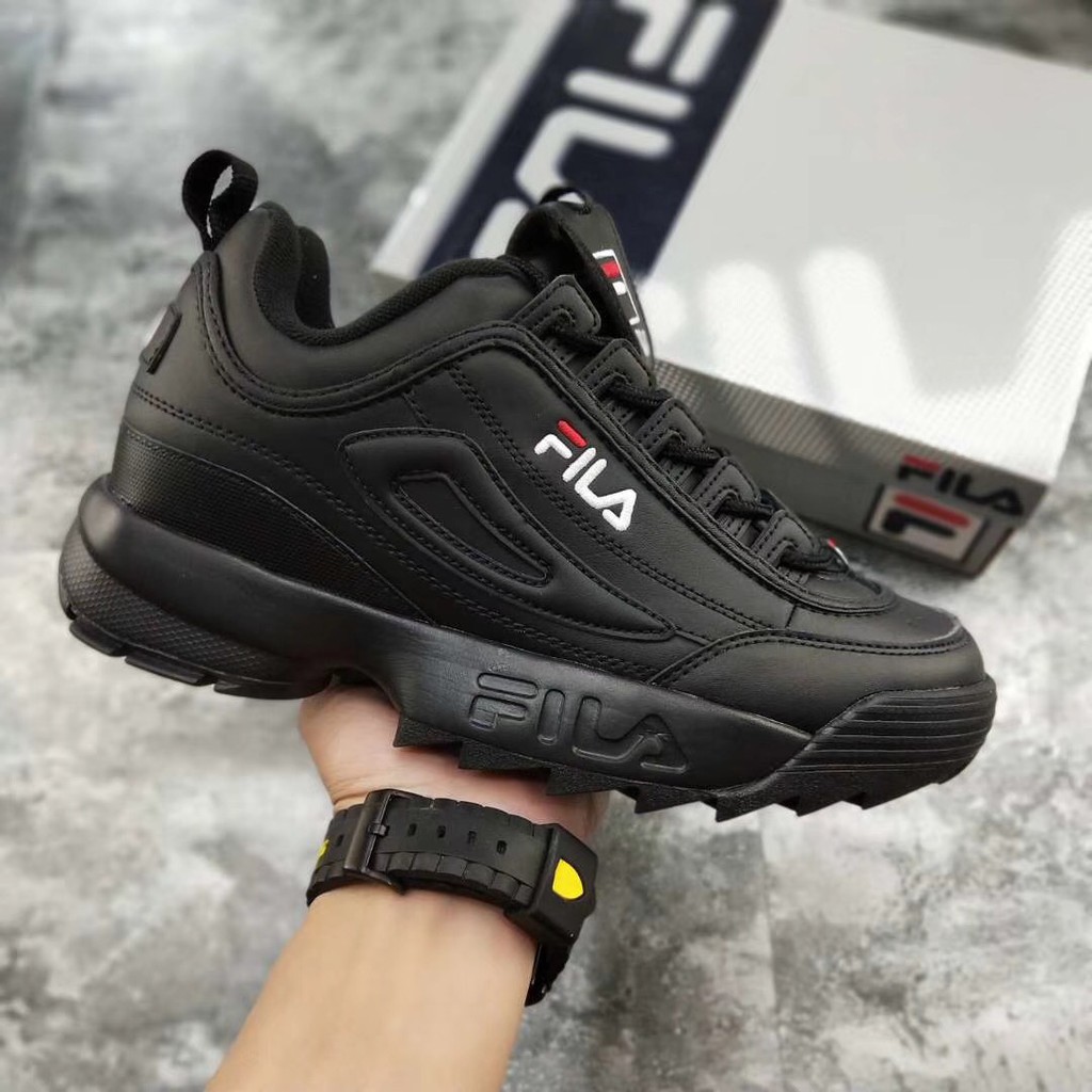 fila shoes black price