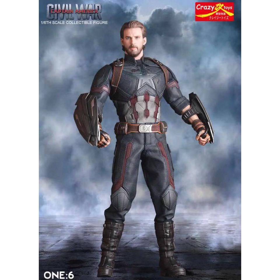 crazy toys captain america infinity war
