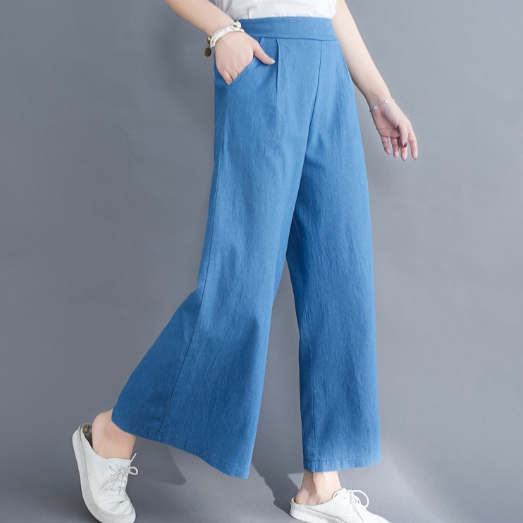 women's plus size wide leg trousers