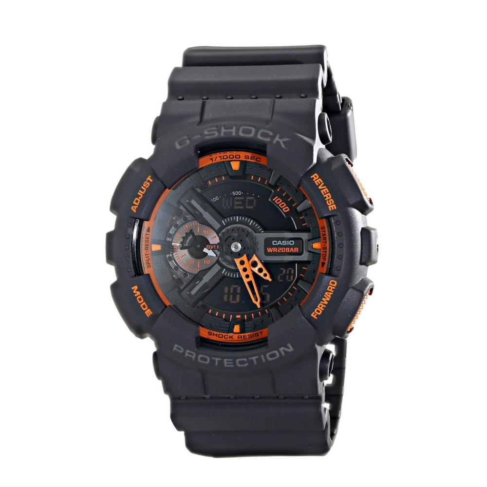 g shock grey and orange