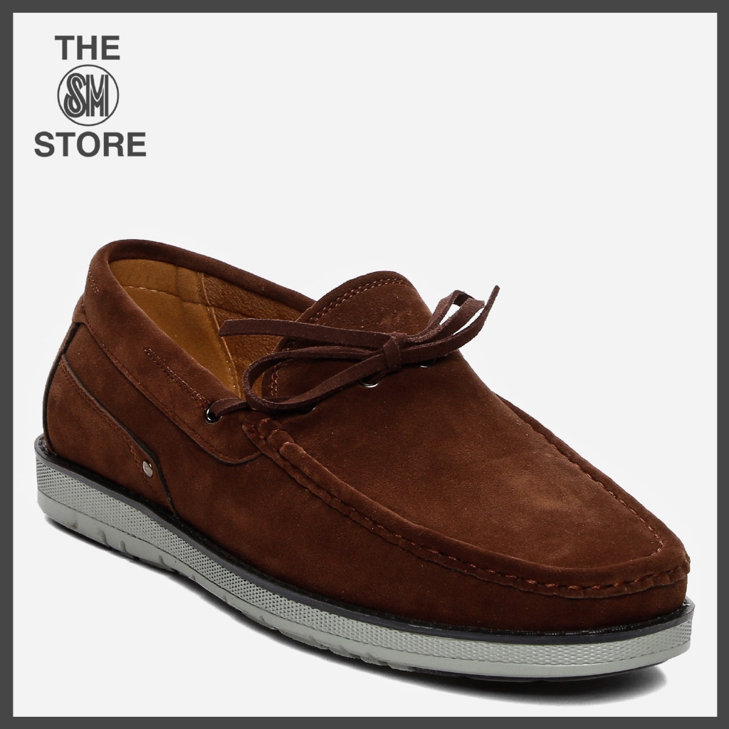 Milanos Men’s Shelvin Boat Shoes in Brown Shopee Philippines