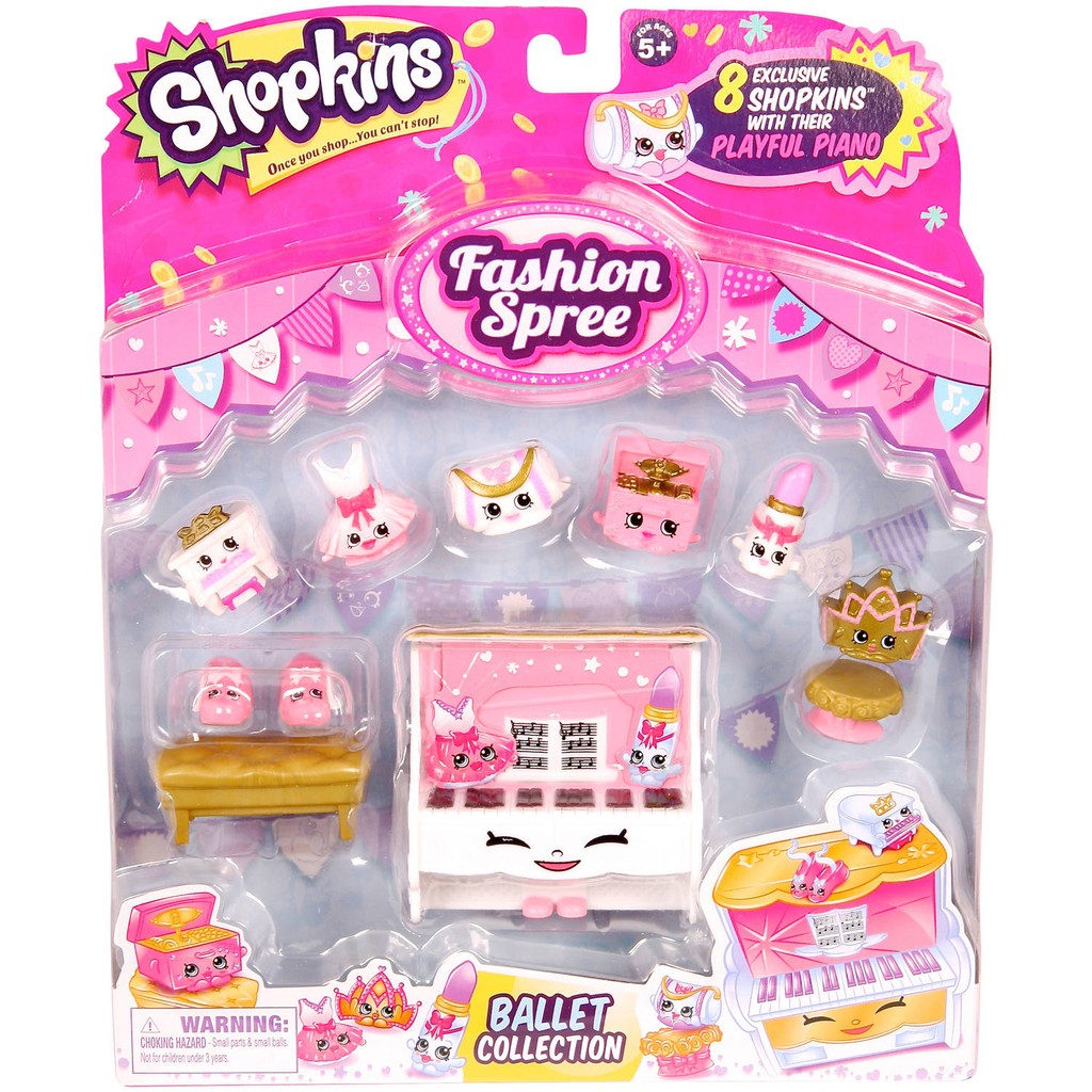 shopkins shoppies fashion spree