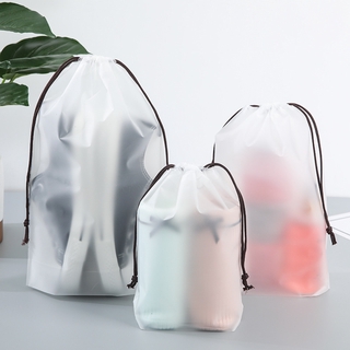 1Pcs PVC Drawstring Bags Translucent Waterproof Cosmetic Underwear Pouch