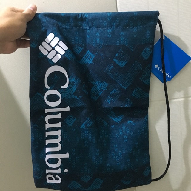 columbia drawstring bag