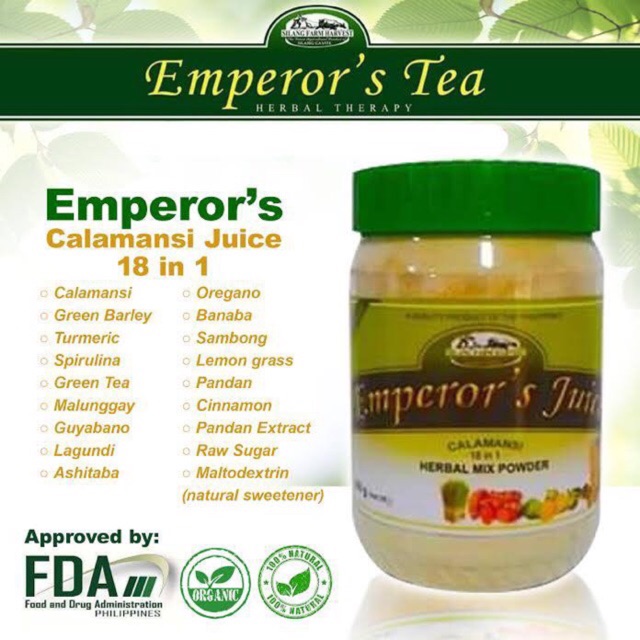 Turmeric Tea Calamansi plus other herbs Emperors Juice(350grams
