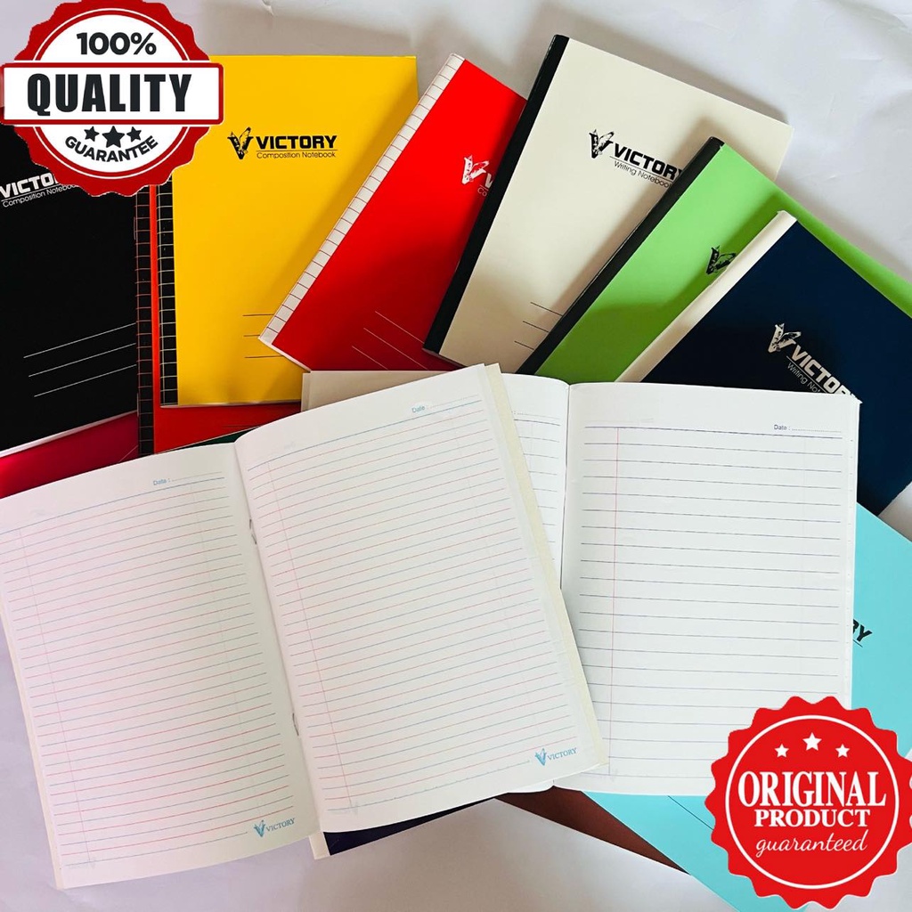 VICTORY COMPOSITION/WRITING Notebook Size 148mm x 200mm 80 Leaves (SOLD