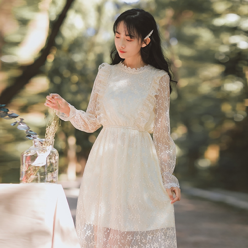 korean long sleeve dress