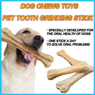 Pet Tooth Grinding Stick Dog Chews Toys Molar Healthy Teeth Chewing Cowhide Bones