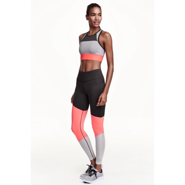 h&m compression fit running tights