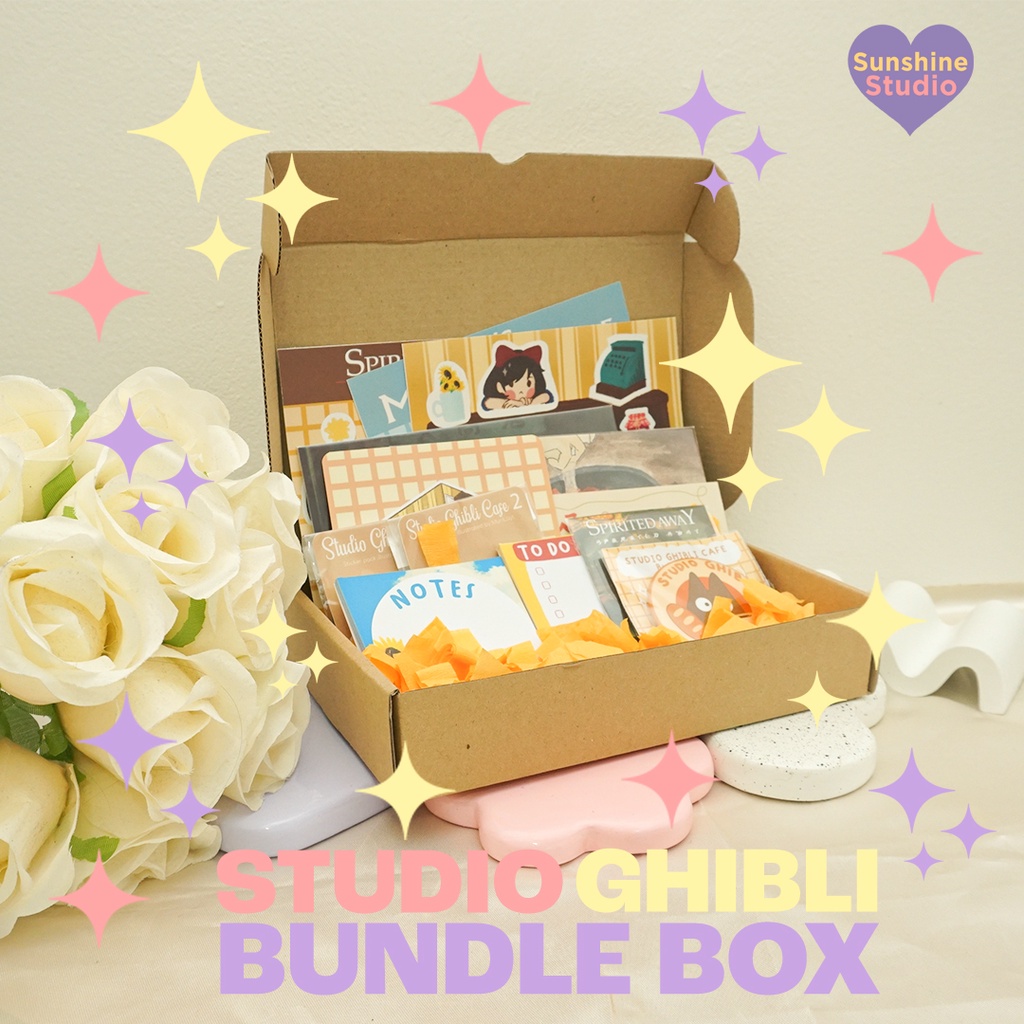 [MuriLayt] Studio Ghibli Bundle Boxes! (Jiji, Calcifer, Susuwatari, No