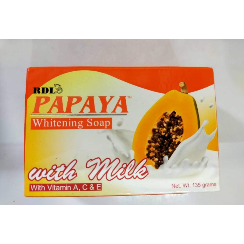 RDL Papaya w/ Milk Soap 135g Shopee Philippines