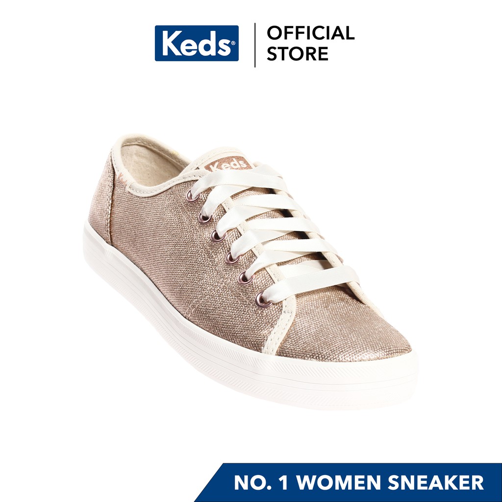 keds kickstart matte brushed metallic