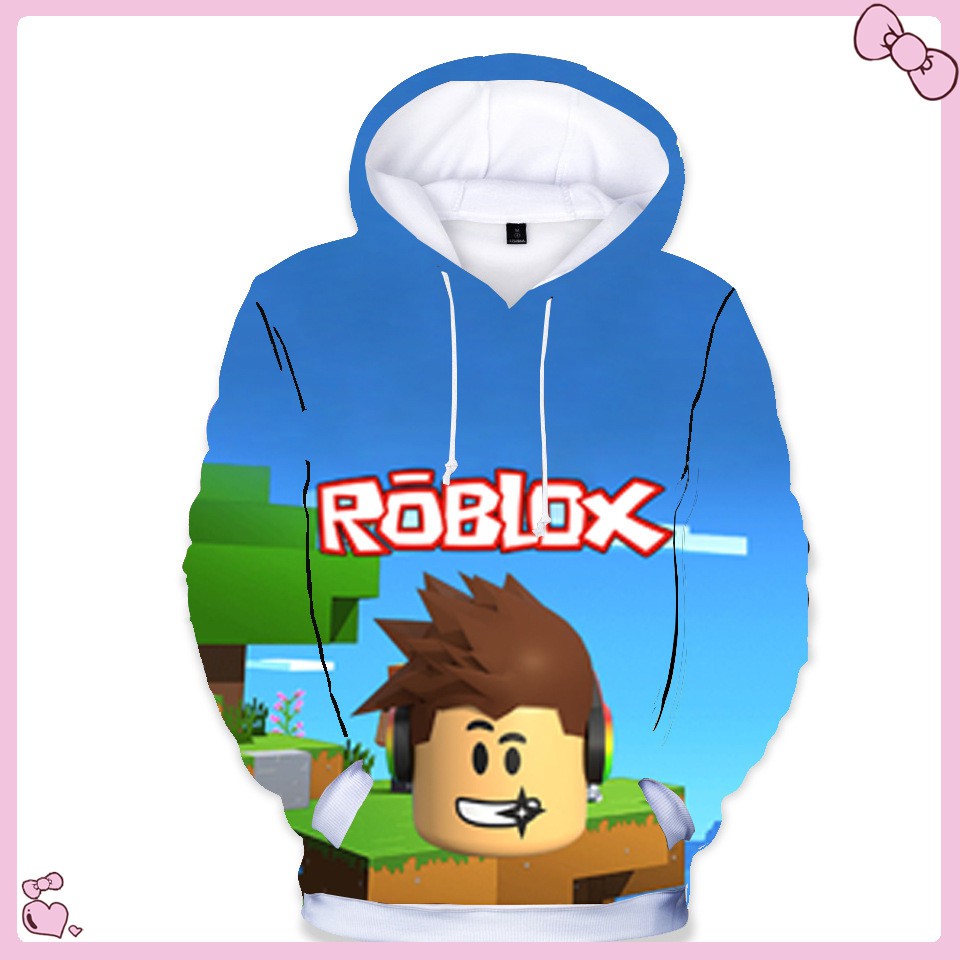 3d Roblox Pattern Kids Boys Long Sleeve Hoodies Jacket Casual Sweatshirt Autumn Clothing Shopee Philippines - details about boys girls kids roblox cartoon spring fall long hoodies sweatshirts pullover