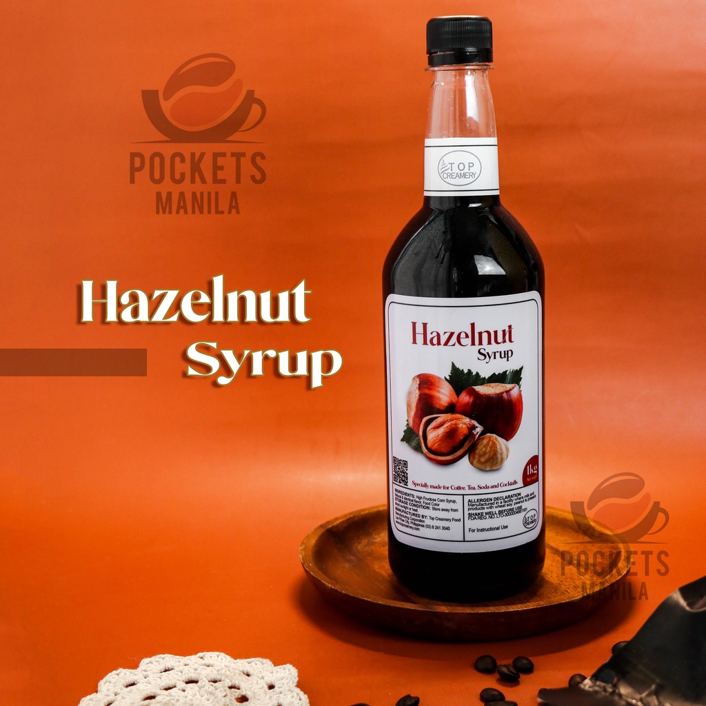 Hazelnut Syrup Top Creamery (1kg) Shopee Philippines