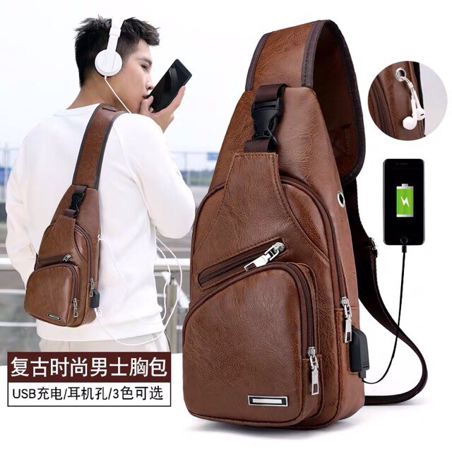 messenger bag with charger