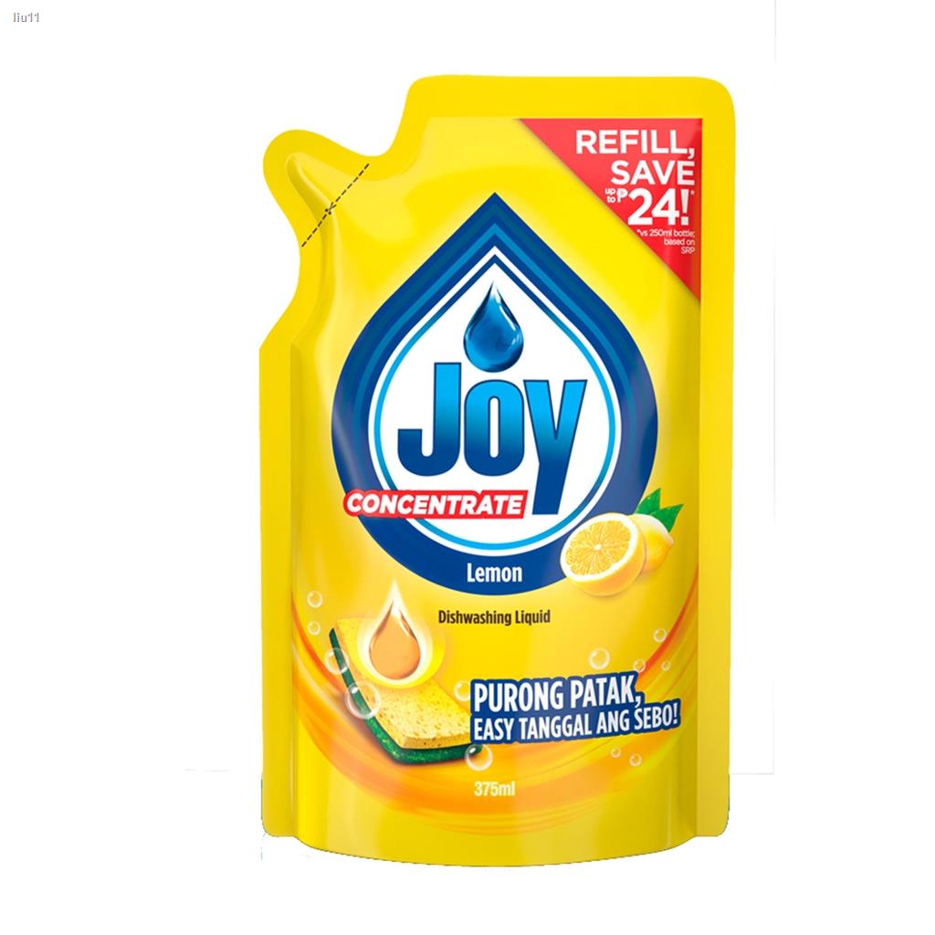 Joy Lemon Dishwashing Liquid Refill (355mL) | Shopee Philippines