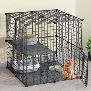 【Hot sale】™Cage For Fat/Pet Cage/Cat Cage Collapsible/Cat House/2-3-4 Layer Cage For Cat/Cat Cage 2-