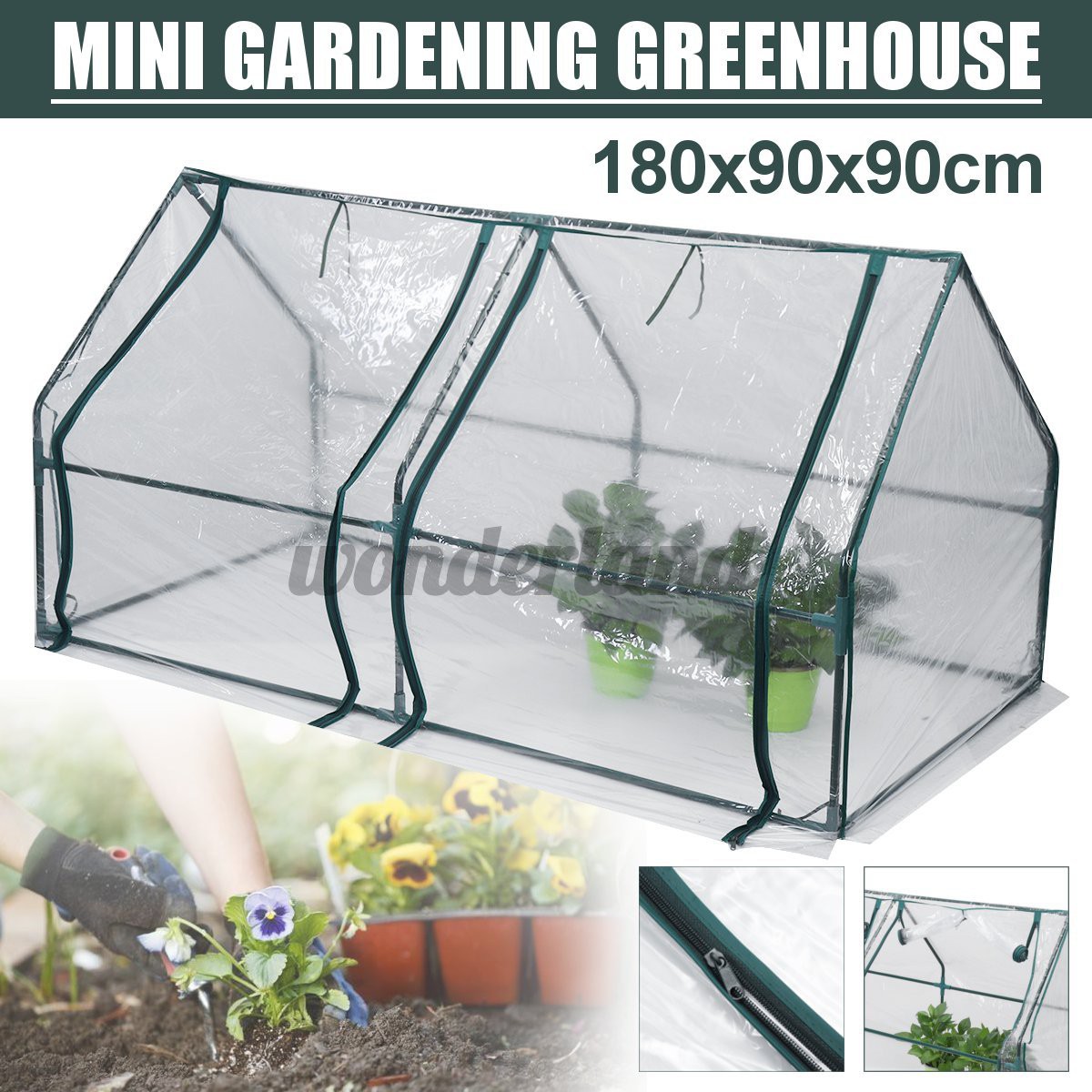 180x90x90cm Mini Greenhouse Home Outdoor Flower Plant Gardening Winter Shelter Shopee Philippines