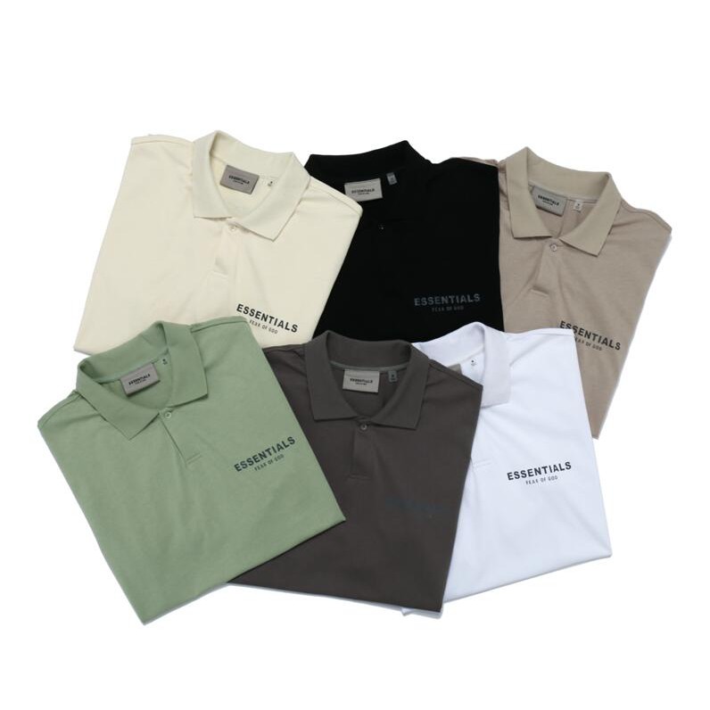 essentials fear of god polo shirt