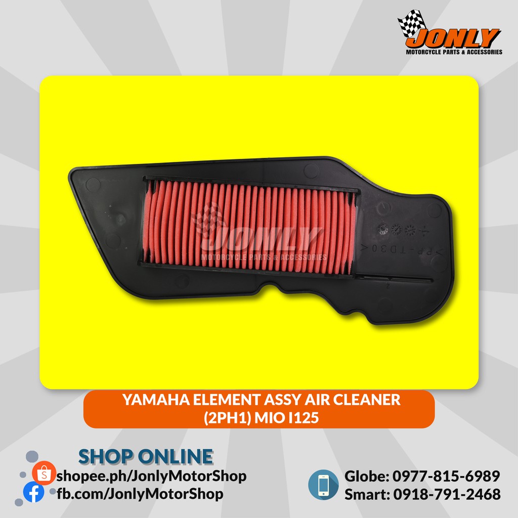 Yamaha Element Assy Air Cleaner (2PH1) Mio I125 [2PH-E4450-00] | Shopee ...