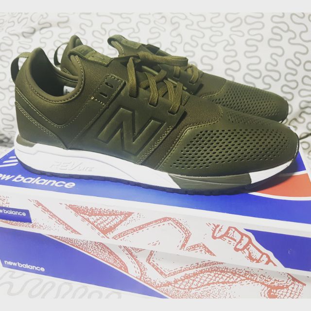 new balance 247 verde oliva