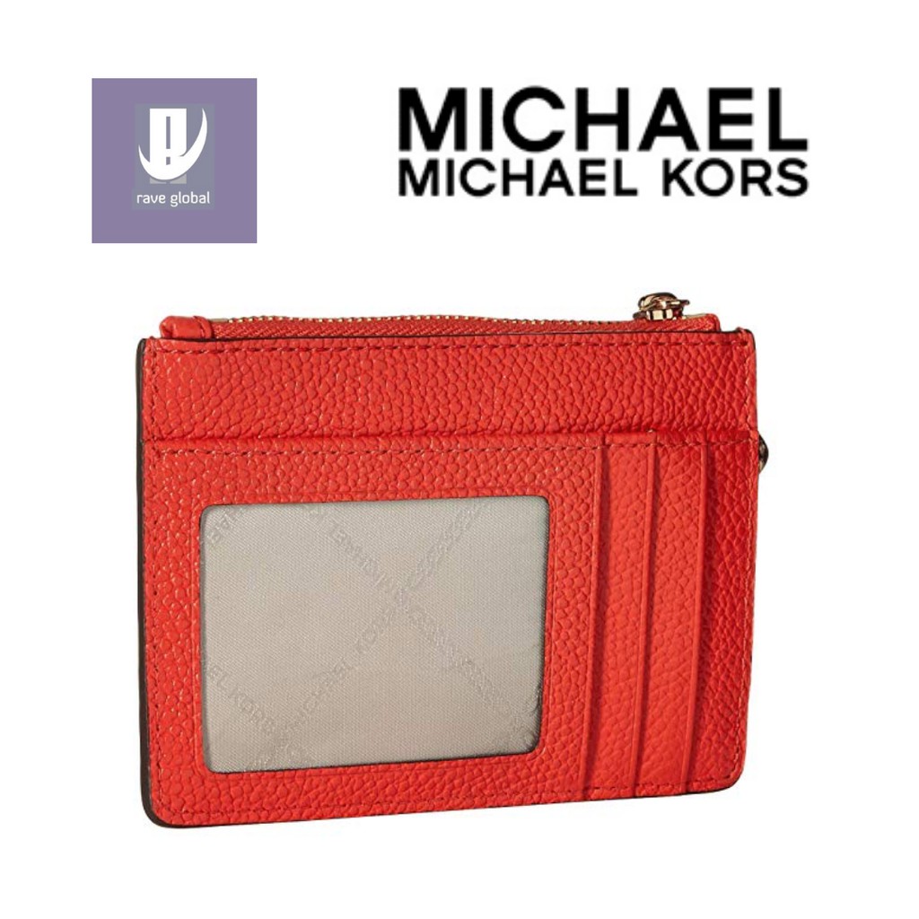 michael michael kors mercer pebble leather coin purse