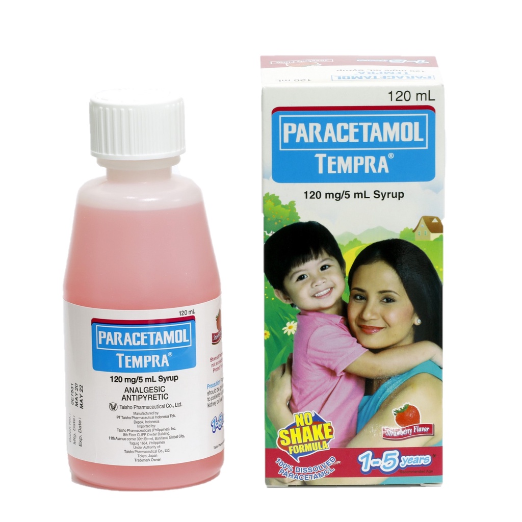 TEMPRA Syrup Strawberry 120ml | Shopee Philippines