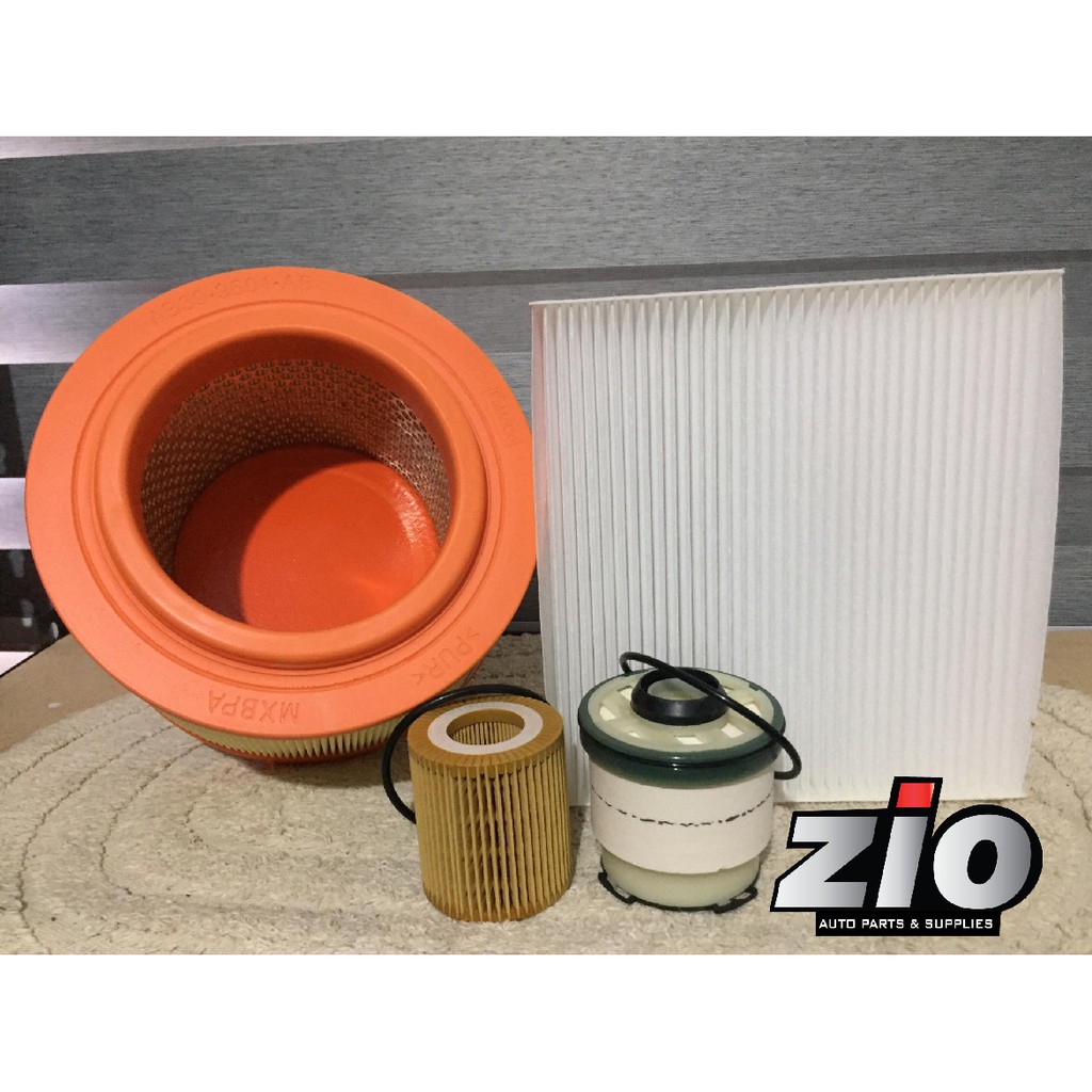 Ford Ranger Filters (Air, Cabin, Oil, Fuel ) Shopee Philippines