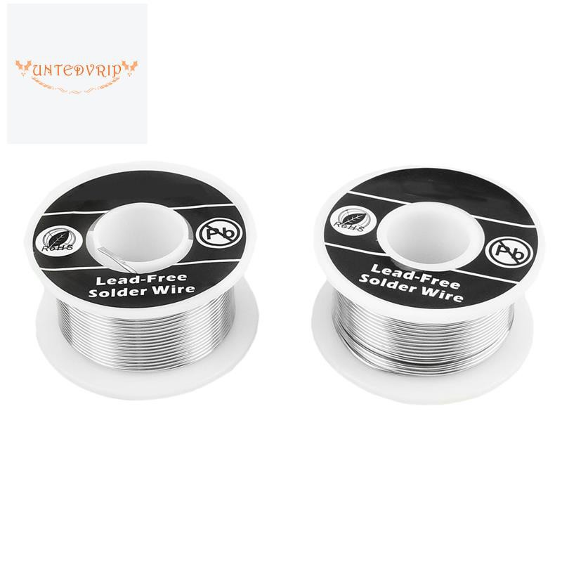 2Pcs/Set 1.0mm Tin Lead Rosin Core Solder Wire for Stained Glass Electronics Gauge Wire Jewelry Electric Toys and els
