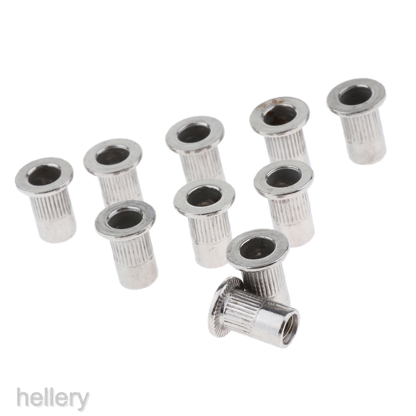 10Pcs Stainless Steel Blind Rivet Nut Threaded Rivnut Insert Nut M4/M5