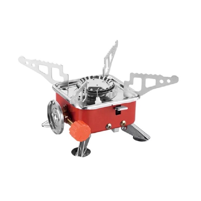 portable card type stove square outdoor folding camping stove